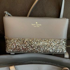 kate spade Cosmetic Glitter Bag